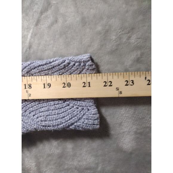 Sundance Sweater Womens Small Lt Blue Turtleneck Cotton Silk Blend Knit Pullover - Picture 6 of 8